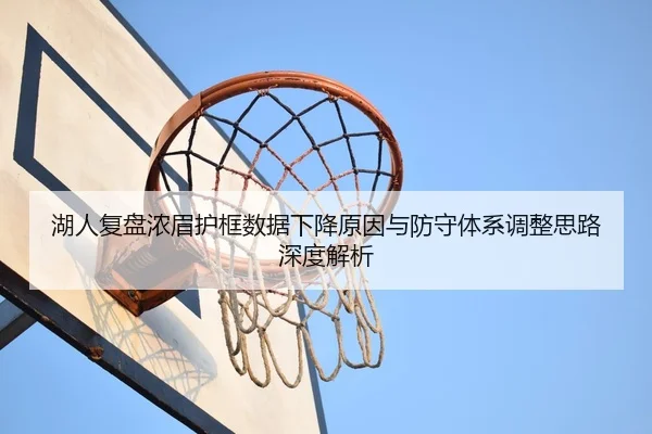 湖人复盘浓眉护框数据下降原因与防守体系调整思路深度解析